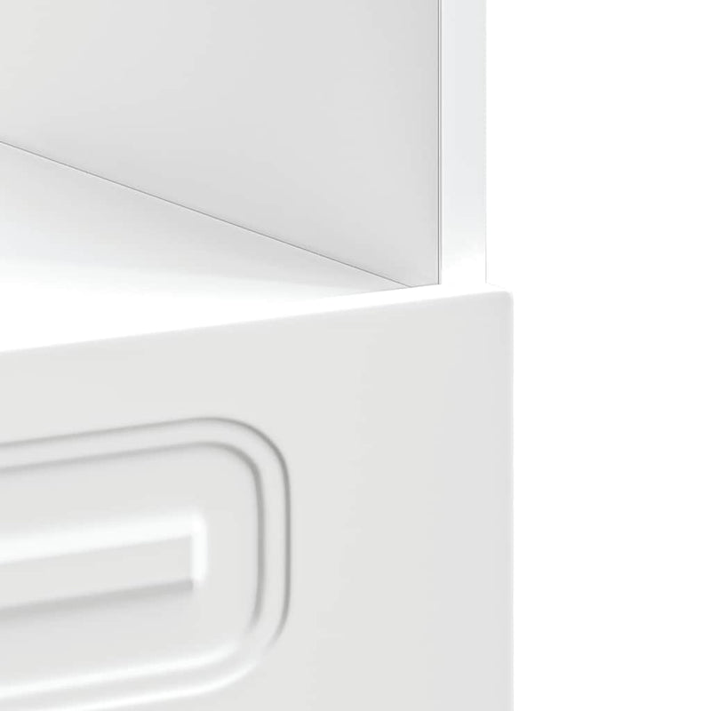 vidaXL Kalmar fehér szerelt fa sütőszekrény