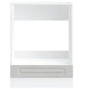 vidaXL Kalmar betonszürke szerelt fa sütőszekrény