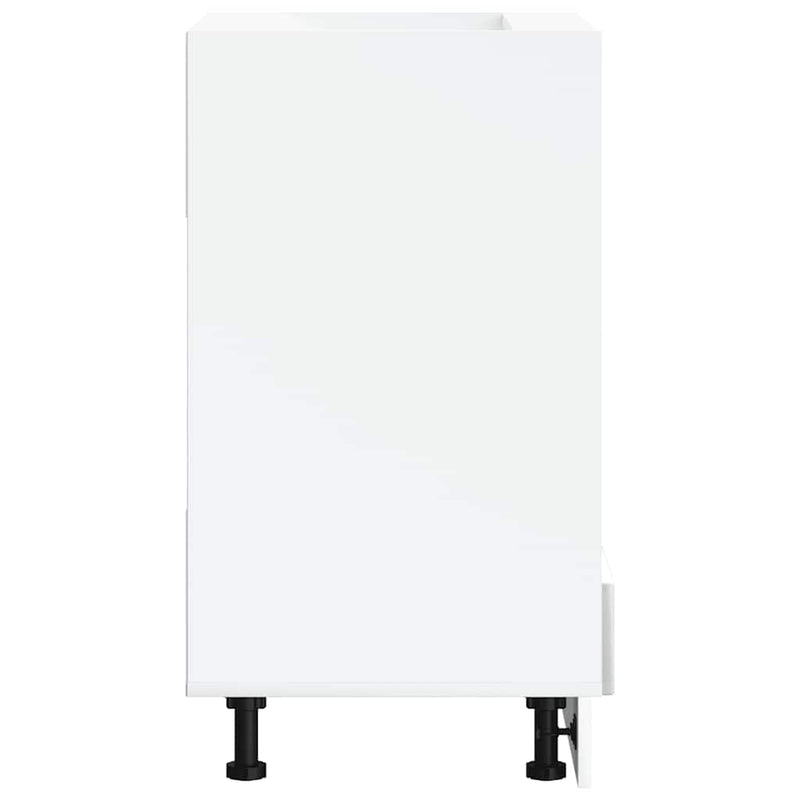 vidaXL Kalmar betonszürke szerelt fa sütőszekrény