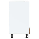 vidaXL Kalmar füstös tölgy színű szerelt fa sütőszekrény