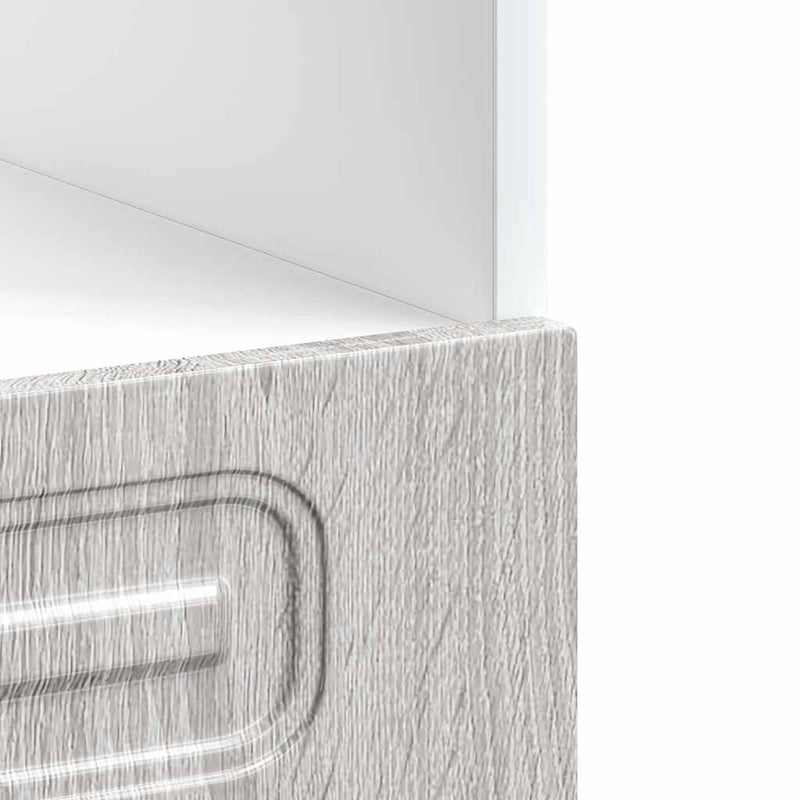 vidaXL sütőszekrény Kalmar szürke sonoma műfa szürke