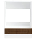 vidaXL Kalmar barna tölgy színű szerelt fa sütőszekrény