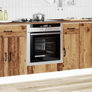vidaXL sütőszekrény Kalmar régi fából készült fűrészáru