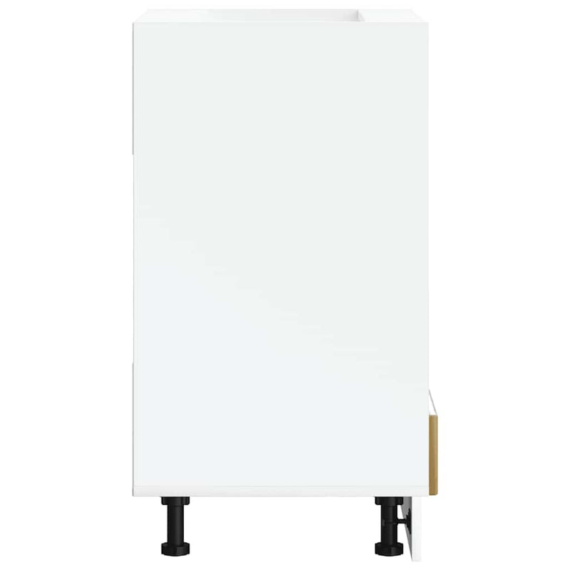 vidaXL Kalmar kézműves tölgy színű szerelt fa sütőszekrény