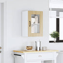 vidaXL konyhai fali szekrény üvegajtóval Kalmar sonoma tölgy