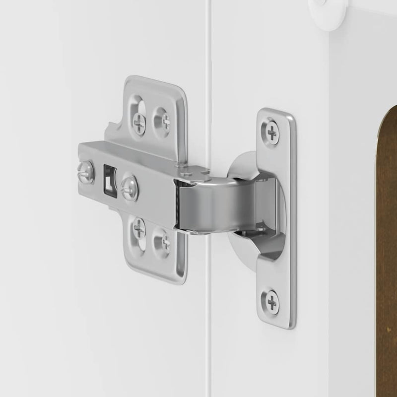 vidaXL konyhai fali szekrény üvegajtóval Kalmar füstölt tölgy