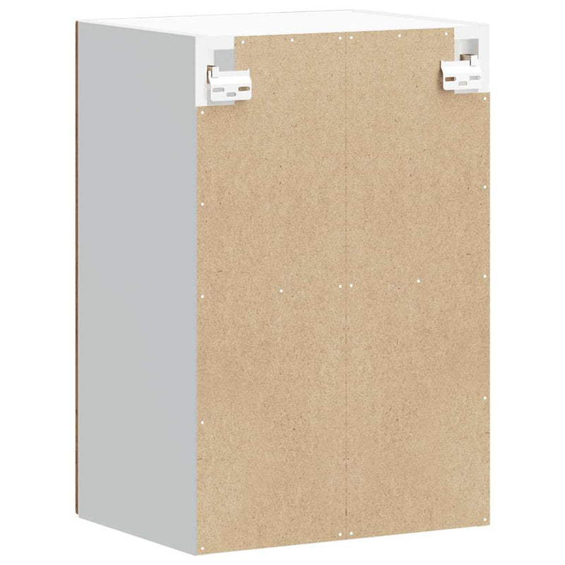 vidaXL Konyhai fali szekrény üvegajtóval Kalmar régi fából