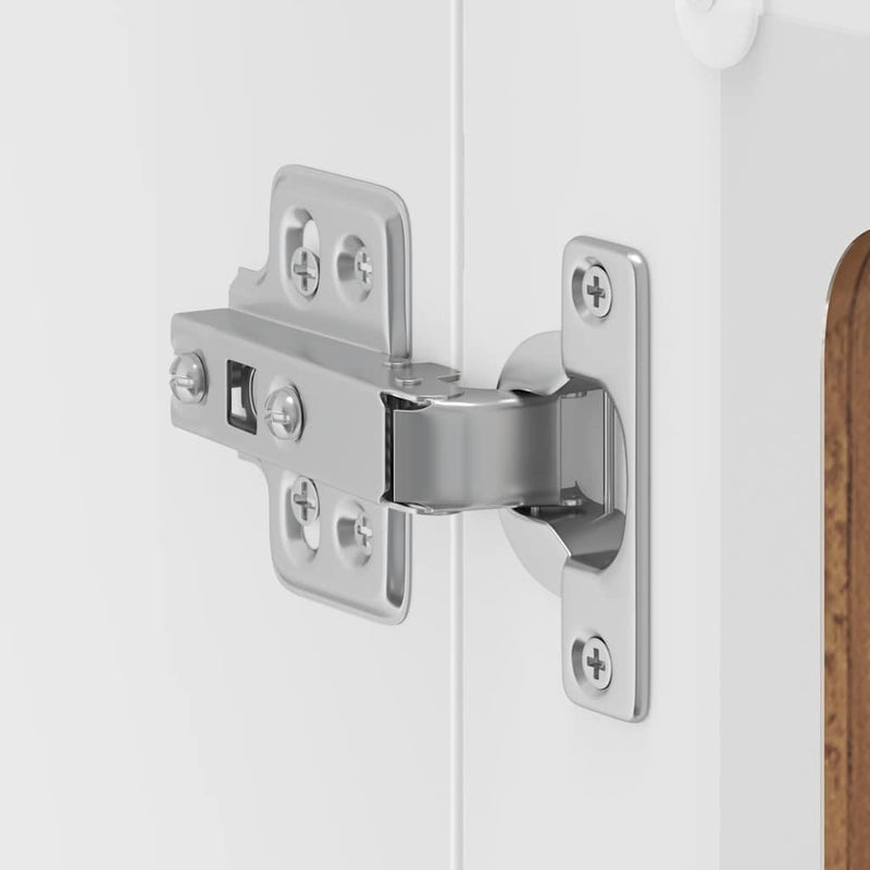 vidaXL Konyhai fali szekrény üvegajtóval Kalmar régi fából