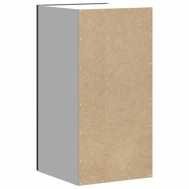 vidaXL konyhai fali szekrény Kalmar fekete színű fűrészáru