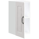 vidaXL konyhai fali szekrény Kalmar magasfényű fehér színű fából