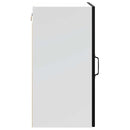 vidaXL konyhai fali szekrény Kalmar fekete színű fűrészáru