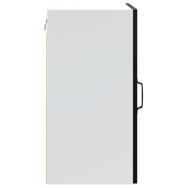 vidaXL konyhai fali szekrény Kalmar fekete színű fűrészáru