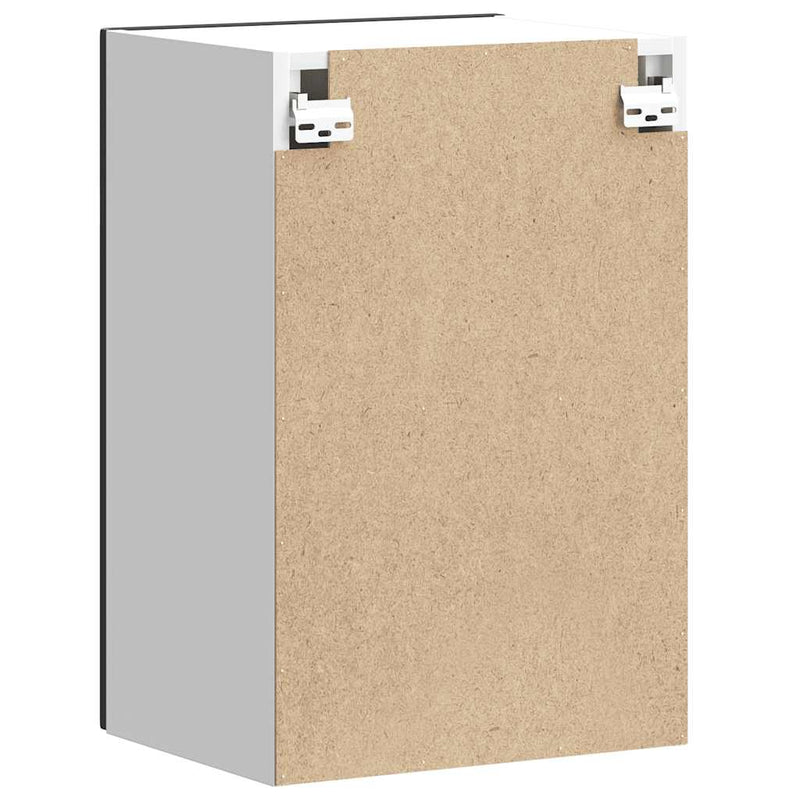 vidaXL konyhai fali szekrény Kalmar fekete színű fűrészáru