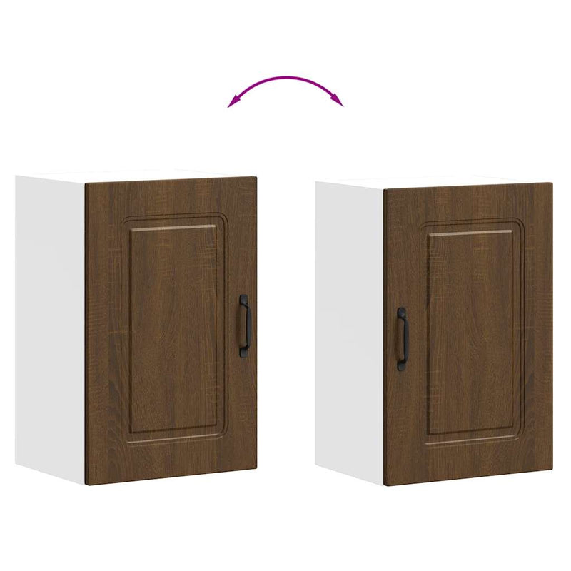 vidaXL konyhai fali szekrény Kalmar barna tölgy színű műfa