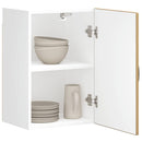 vidaXL konyhai fali szekrény Kalmar kézműves tölgy műszaki fa