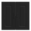 vidaXL konyhai fali szekrény Kalmar fekete színű fűrészáru