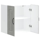 vidaXL konyhai fali szekrény Kalmar beton szürke színű műfa