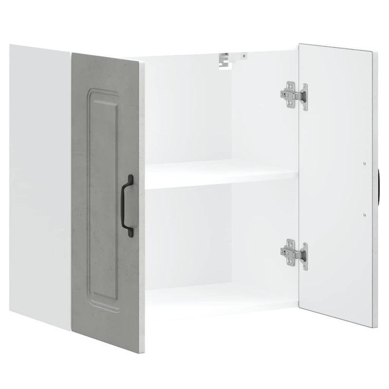 vidaXL konyhai fali szekrény Kalmar beton szürke színű műfa