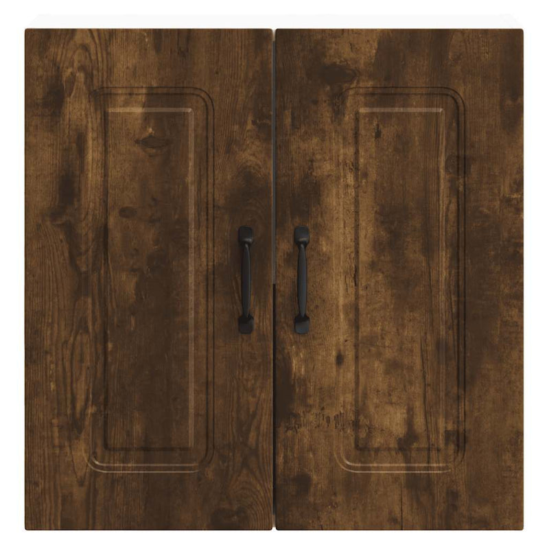 vidaXL konyhai fali szekrény Kalmar füstölt tölgy fűrészelt fa