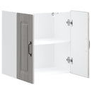 vidaXL konyhai fali szekrény Kalmar szürke sonoma műfa