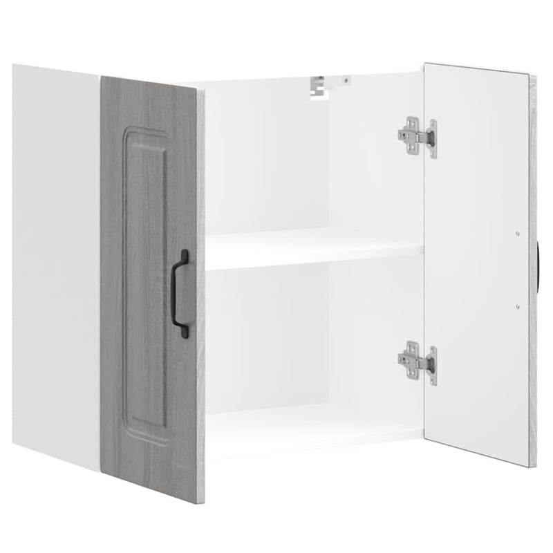 vidaXL konyhai fali szekrény Kalmar szürke sonoma műfa