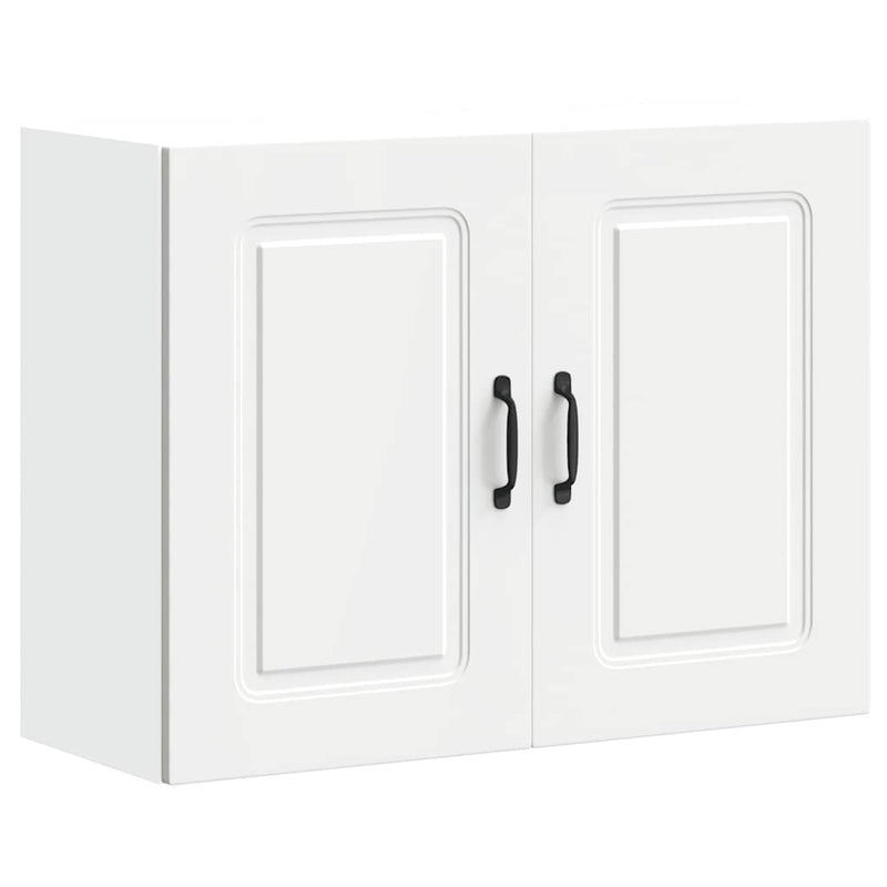 vidaXL konyhai fali szekrény Kalmar fehér színű fűrészáru