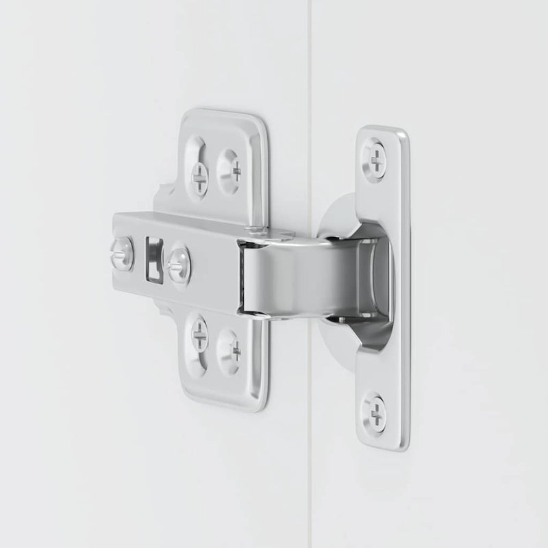 vidaXL konyhai fali szekrény Kalmar magasfényű fehér színű fából