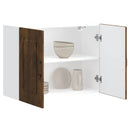 vidaXL konyhai fali szekrény Kalmar füstölt tölgy fűrészelt fa