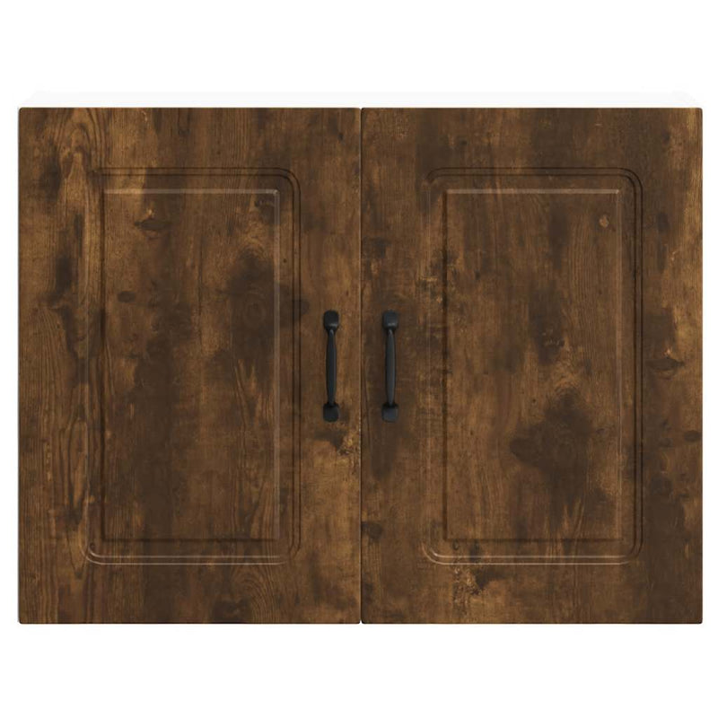 vidaXL konyhai fali szekrény Kalmar füstölt tölgy fűrészelt fa