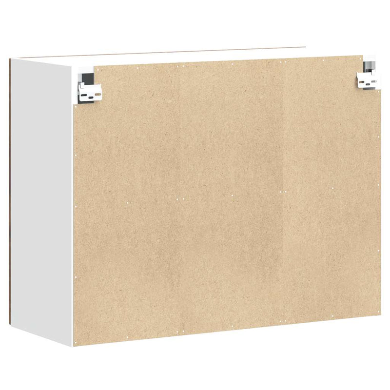 vidaXL konyhai fali szekrény Kalmar füstölt tölgy fűrészelt fa