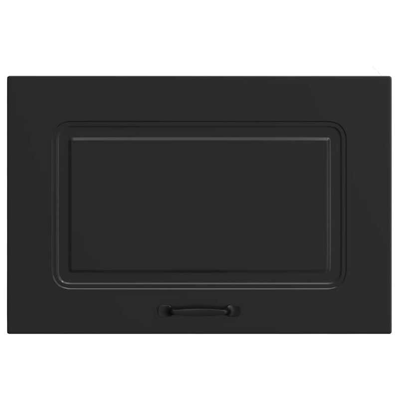 vidaXL konyhai fali szekrény Kalmar fekete színű fűrészáru