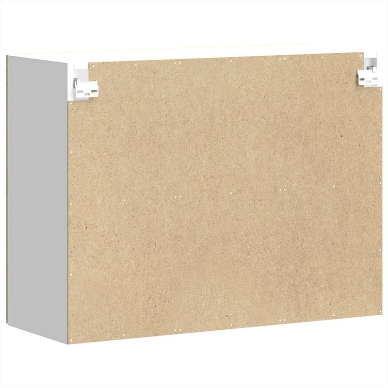 vidaXL konyhai fali szekrény üvegajtóval Kalmar sonoma tölgy