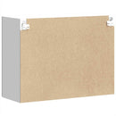 vidaXL Konyhai fali szekrény üvegajtóval Kalmar beton szürke műfa