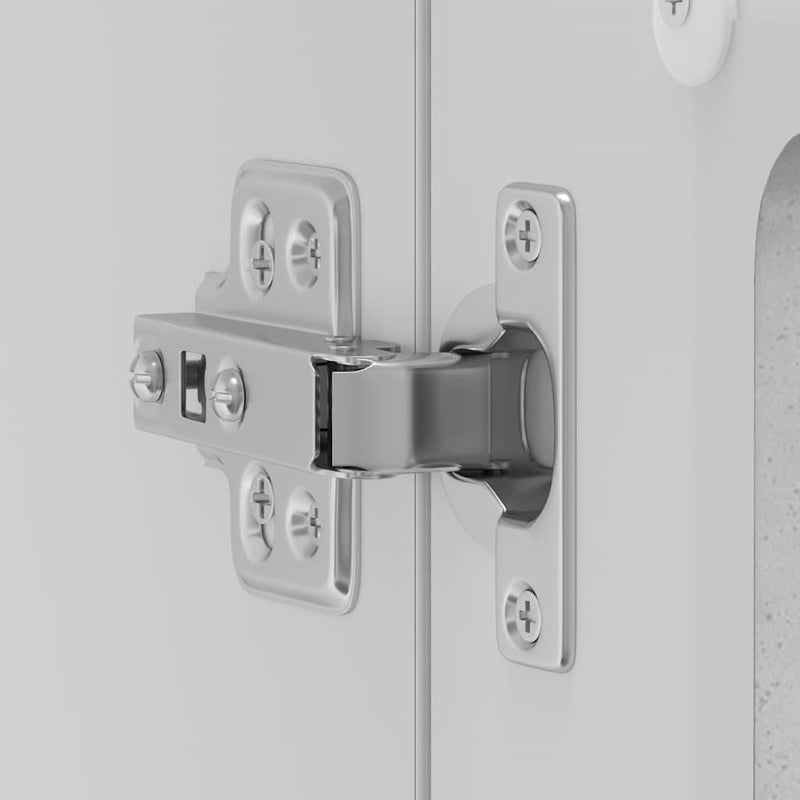 vidaXL Konyhai fali szekrény üvegajtóval Kalmar beton szürke műfa