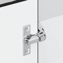 vidaXL Konyhai fali sarokszekrény Kalmar fekete színű műfa