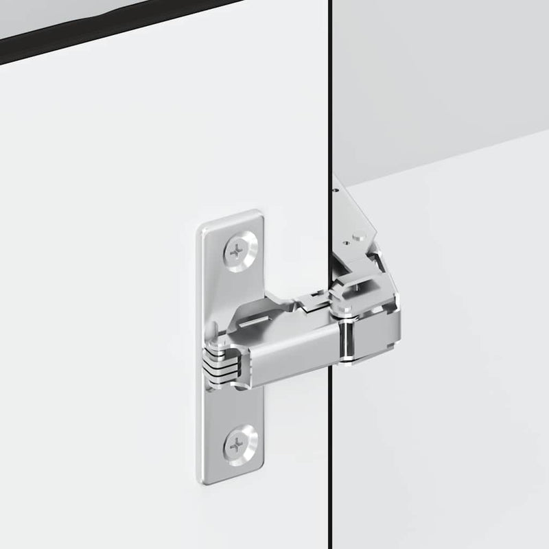 vidaXL Konyhai fali sarokszekrény Kalmar fekete színű műfa