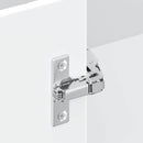 vidaXL Konyhai fali sarokszekrény Kalmar magasfényű fehér színű műfa