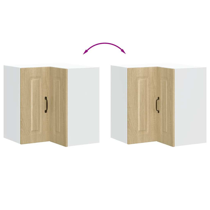 vidaXL konyhai fali sarokszekrény Kalmar sonoma tölgy műszaki fa