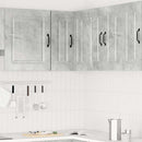 vidaXL Konyhai fali sarokszekrény Kalmar beton szürke műfa