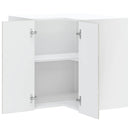 vidaXL Konyhai fali sarokszekrény Kalmar beton szürke műfa