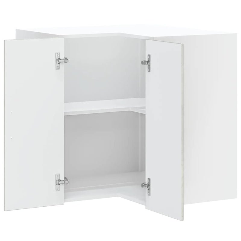 vidaXL Konyhai fali sarokszekrény Kalmar beton szürke műfa