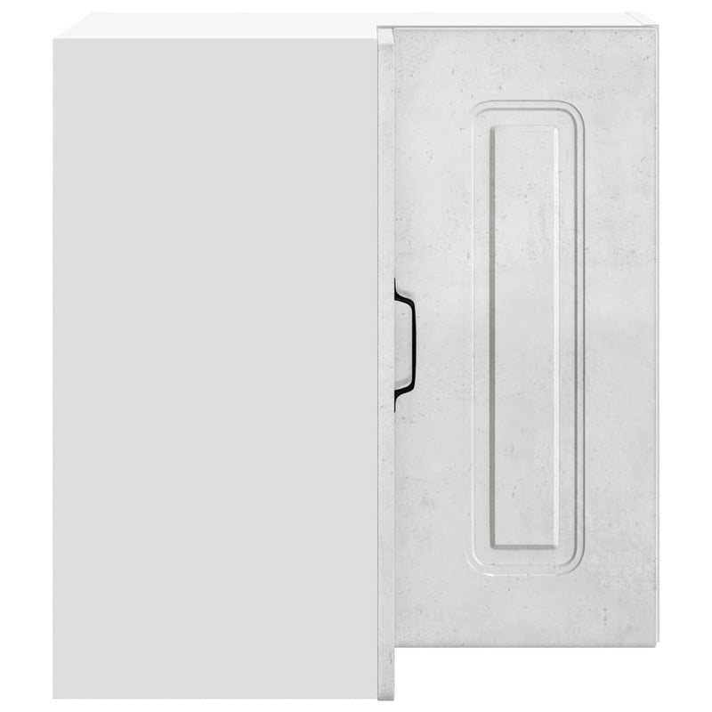vidaXL Konyhai fali sarokszekrény Kalmar beton szürke műfa