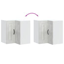 vidaXL Konyhai fali sarokszekrény Kalmar beton szürke műfa