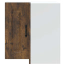 vidaXL Konyhai fali sarokszekrény Kalmar füstölt tölgy fűrészelt fa