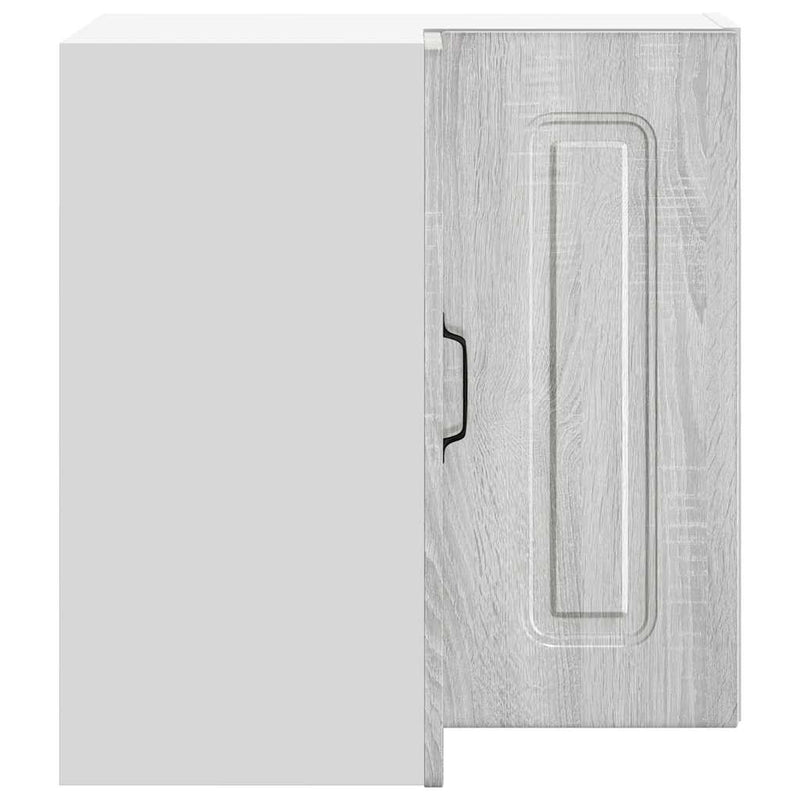 vidaXL Konyhai fali sarokszekrény Kalmar szürke sonoma műfa