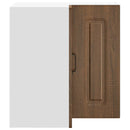 vidaXL Konyhai fali sarokszekrény Kalmar barna tölgyfa színű műfa