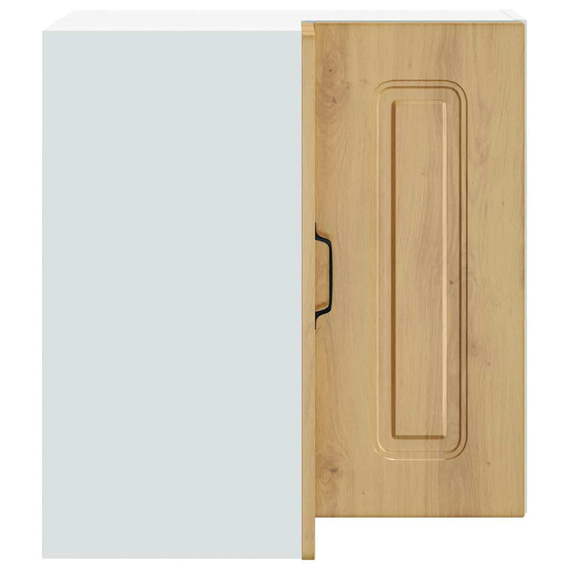 vidaXL konyhai fali sarokszekrény Kalmar kézműves tölgy műszaki fa