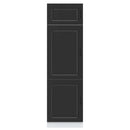 vidaXL konyhaszekrény Kalmar fekete színű műfa