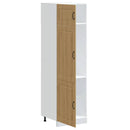 vidaXL Kalmar kézműves tölgy színű szerelt fa konyhaszekrény