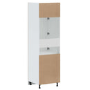 vidaXL Kalmar kézműves tölgy színű szerelt fa konyhaszekrény